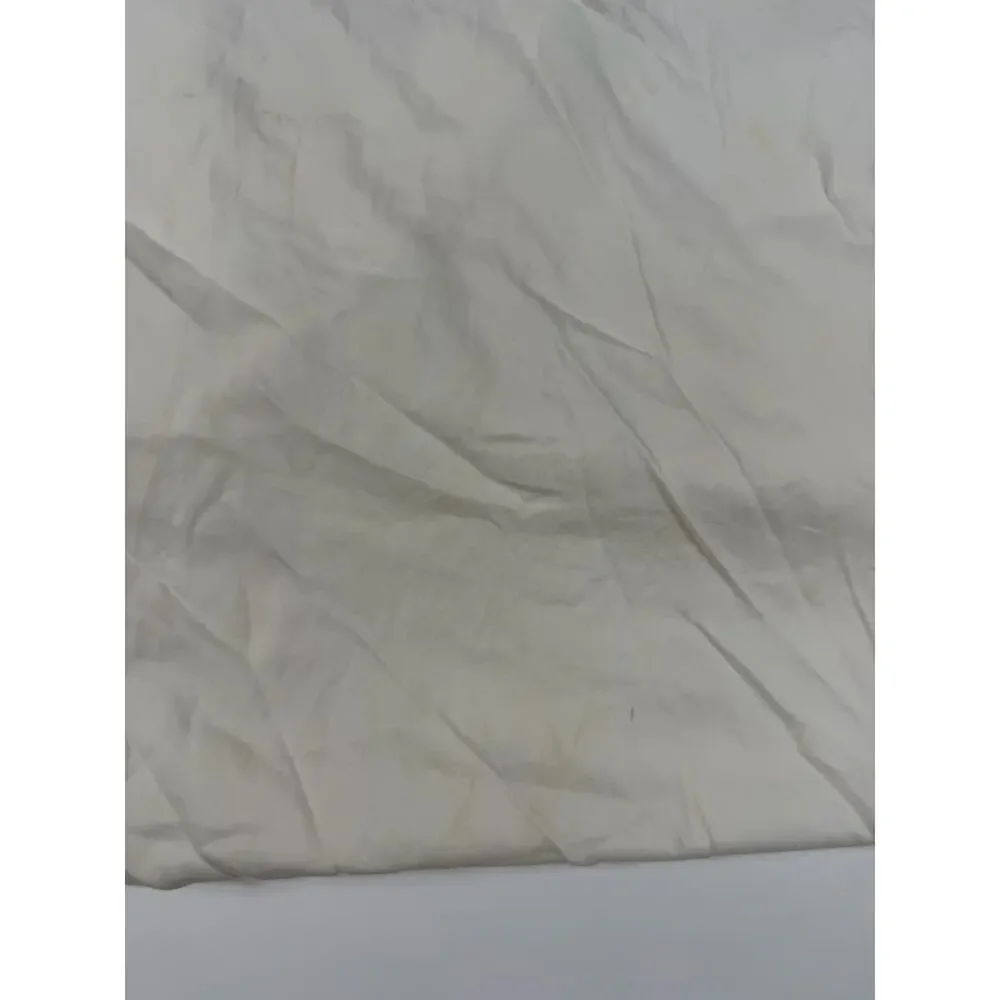 Organic Cotton White Fitted Crib Sheet GOTS Certified